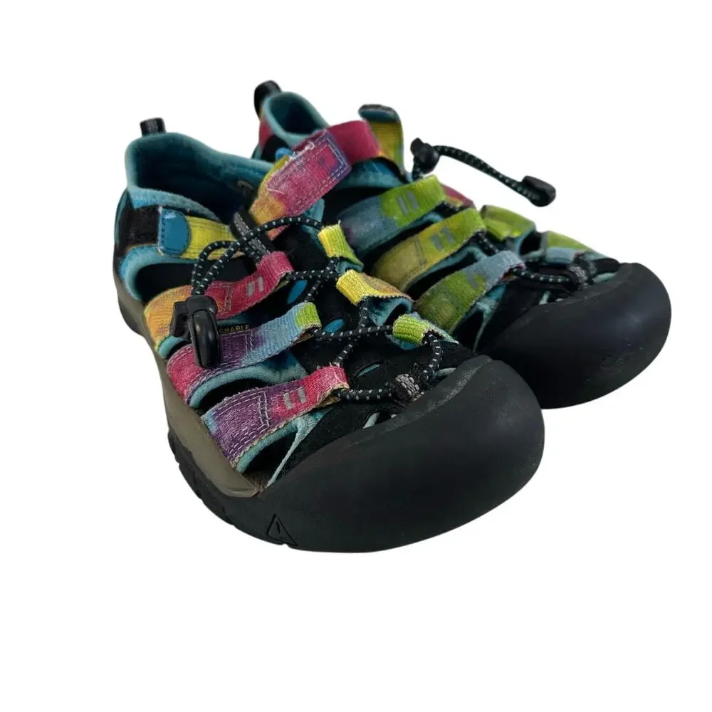 Keen kids rainbow waterproof sandals Size 3 Preowned
